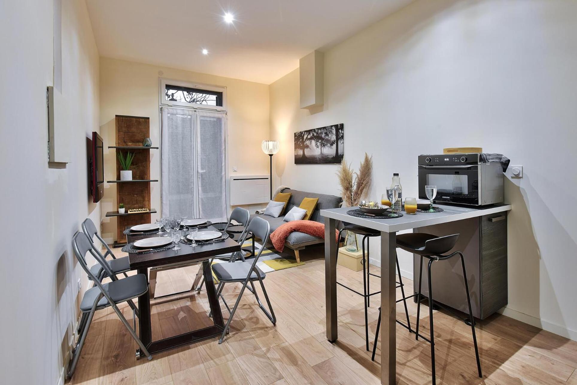 L'Appart Chic - Terrasse - Proche Lyon & Tram Villeurbanne Exterior foto